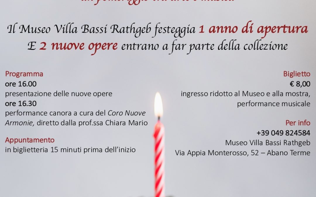 Primo compleanno del Museo!